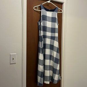Banana Republic plaid pattern dress